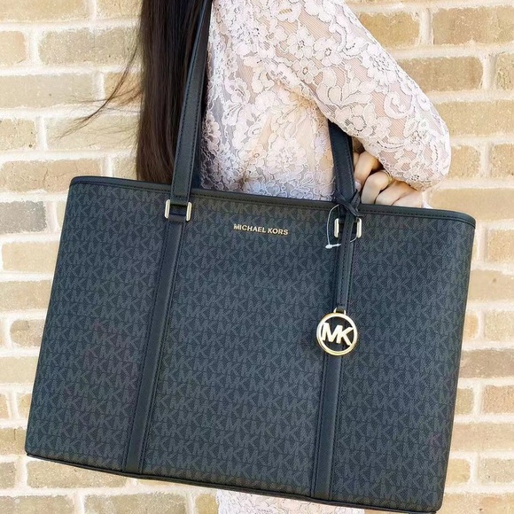 💕Michael kors large laptop tote black MK - Picture 7 of 7